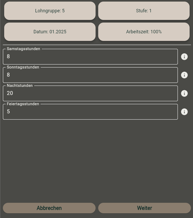 Reguläre Arbeitszeit Bildschirm, Rechner Tutorial
