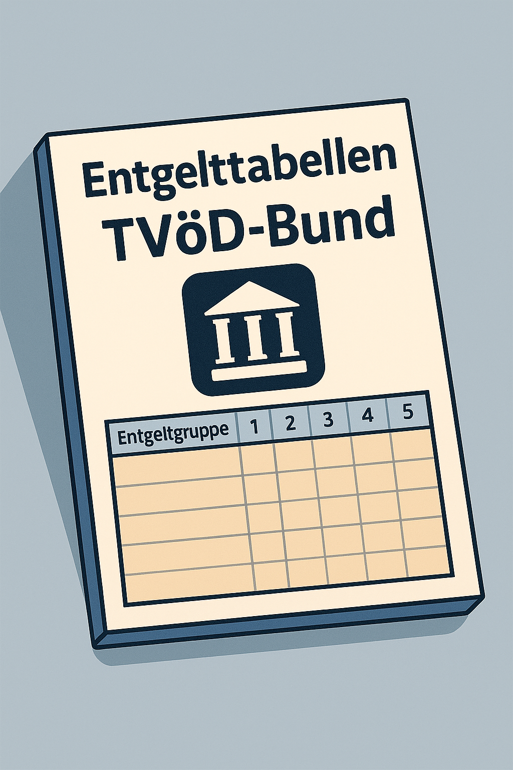 TvöD-Bund Karrikatur: Entgelttabellen TvöD-Bund