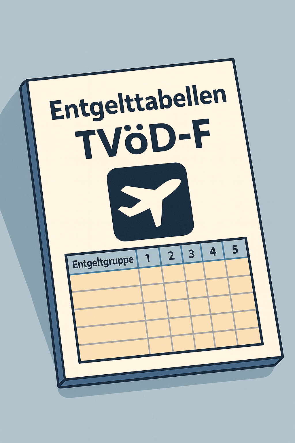 TvöD-F Karrikatur: Entgelttabellen TvöD-F